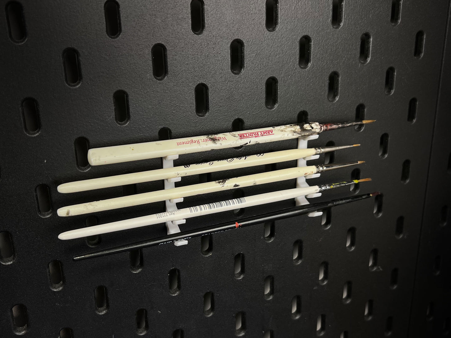 Paint Brush Rack | IKEA SKADIS | Regular Brushes