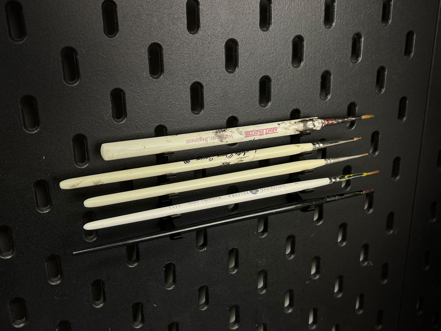 Paint Brush Rack | IKEA SKADIS | Regular Brushes